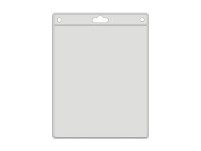 Nimesildihoidja A6 (150x109mm) PVC tasku