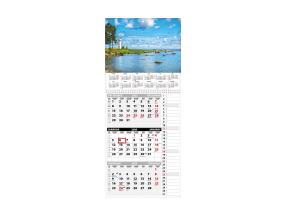 Seinakalender TRIO MEMO, avatud mõõt 297x630mm (PILT nr. 1) 00372/40313