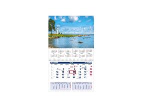 Seinakalender UNO, avatud mõõt 297x425mm (PILT nr. 1) 00320/40203