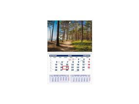 Seinakalender UNO, avatud mõõt 297x425mm (PILT nr. 7) 00320/40209