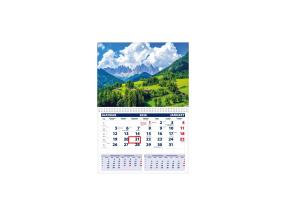 Seinakalender UNO, avatud mõõt 297x425mm (PILT nr. 16) 00320/40218