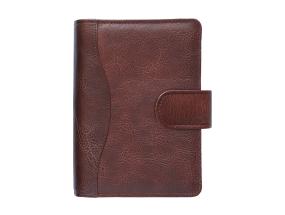 Time-Master kalender Compact A6 PÄEV, täisnahk (TUMEPRUUN) 00613/40180