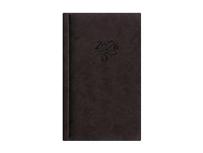 Raamatkalender NÄDAL B6, kõvaköide, Fashion kaaned (MUST) 00265/40089