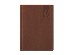 Raamatkalender NÄDAL A5, horisontaal, kõvaköide, (PRUUN) 00030/40045