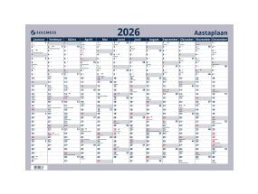 Seinakalender AASTAPLAAN 70x50cm 00336