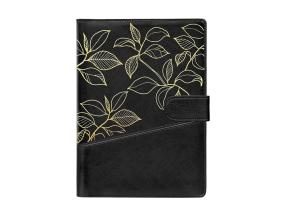 Raamatkalender Boss Nädal A5 Universaal, spiraalköide, FASHION kaaned (MUST CERVO) 00073/40284