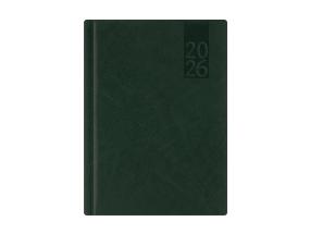 Raamatkalender PÄEV A5, kõvaköide, kunstnahk (ROHELINE) 00034/40025