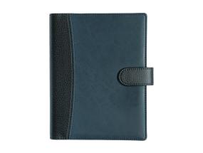 Raamatkalender Boss A5 PÄEV, spiraalköide, LUX kaaned, (SININE) 00041/40037