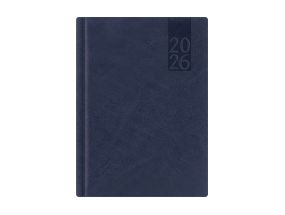 Календарь-книга НЕДЕЛЯ А5, горизонтальный, твердый переплет, (ТЕМНО-СИНИЙ) 00030/40047