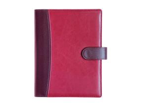 Raamatkalender Boss A5 Nädal horisontaal, spiraalköide, LUX kaaned (TUMEPUNANE) 00042/40054