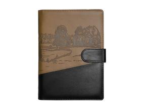 Raamatkalender BOSS A5 Nädal, horisontaal, spiraalköide, FASHION kaaned (MUST/PRUUN) 00071/40382