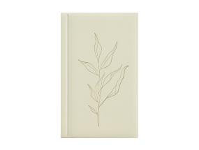 Raamatkalender PÄEV B6, kõvaköide, FASHION kaaned (VALGE) 00260/40087