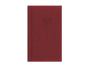 Raamatkalender NÄDAL B6, kõvaköide, FASHION kaaned (TUMEPUNANE) 00265/40091
