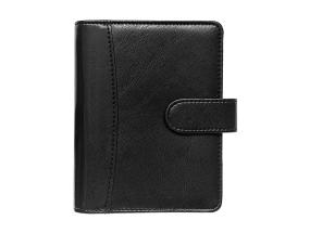 Time-Master kalender Compact A6 PÄEV, kunstnahk (MUST) 00601/40173