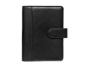 Time-Master kalender A7 NÄDAL, kunstnahk (MUST) 00725/40184