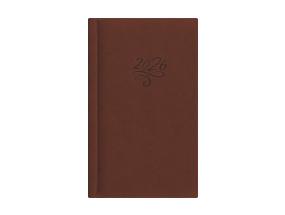 Raamatkalender NÄDAL B6, kõvaköide, FASHION kaaned (PRUUN) 00265/40360