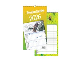 Seinakalender "Perekalender" 225x420, spiraalköide, riputusaas 00363