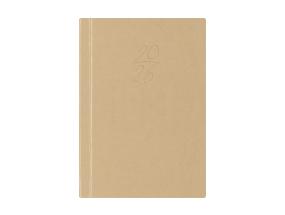 Raamatkalender Kalendermärkmik A6 PÄEV, kunstnahk (BEEŽ) 00029/40359
