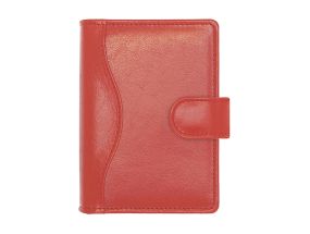 Time-Master kalender A7 NÄDAL, täisnahk (PUNANE) 00723/40377