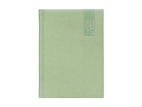 Raamatkalender PÄEV A5, kõvaköide, kunstnahk (HELEROHELINE) 00034/40390