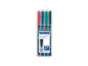 Permanentne marker OHP STAEDTLER Lumocolor F 318 0,6mm 4 värvi komplekt
