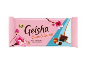 Piimašokolaad FAZER Geisha, Caramel & Sea Salt 100g