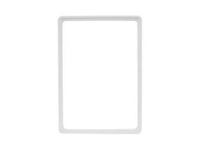 Plastikust raam A4 valge	