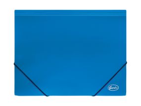 Plastmapp kummiga FORPUS A4 sinine