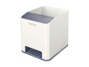 Pliiatsitops LEITZ WOW Sound Pen Holder valgehall