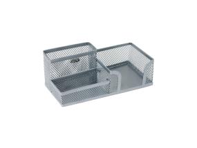 Pliiatsitopslauagarnituur metallist hõbedane GRAND