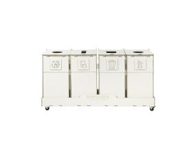 Prügikast 60L x 4 sorteerimisjaam SORTER 60W4