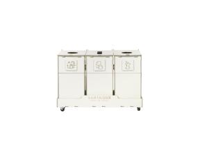 Prügikast 90L x 3 sorteerimisjaam SORTER 90W3