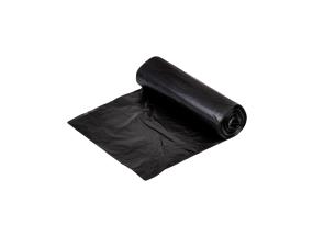 Prügikott 50L LDPE 40mic must 15tk rullis
