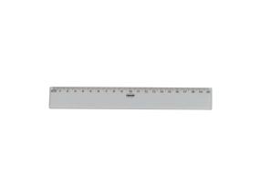 joonlaud 20cm plastikust CENTRUM läbipaistev