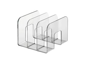 Raamatuhoidja 3-osaline lauale DURABLE läbipaistev