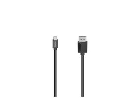 Hama Mini DP - DisplayPort, 1,5m, must - Kaabel