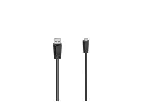 Hama USB-C/Micro-USB Cable, 1,5 m, must - Kaabel