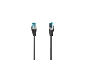 Hama Network Cable, CAT 6a, 10 Gbit/s, 15 m, must - Kaabel