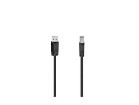 HAMA USB Cable, USB-A, USB-B, 1,5m, must - USB kaabel