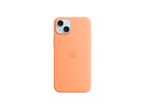 Apple Silicone Case with Magsafe, iPhone 15 Plus, oranž - Ümbris