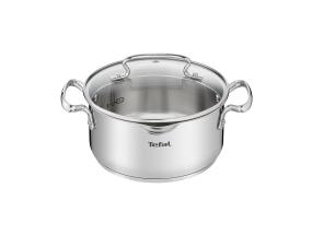 Tefal Duetto+ 20 cm, 2.7 L, roostevaba teras - Kaanega pott