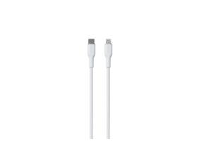 Puro SOFT, USB-C, Lightning, 1,5 m, valge - Kaabel