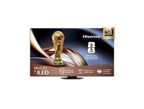 Hisense U8Q, 55'', 4K UHD, ULED, Mini LED, must - Teler