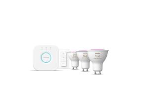 Philips Hue Starter Kit, Smart Spotlights, Dimmer Switch, GU10 3 tk - Nutivalgusti komplekt