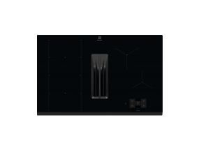 Electrolux 900 XT SensePro, laius 80 cm, must - Integreeritav pliidiplaat õhupuhastiga
