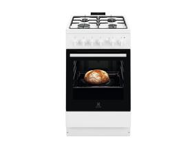 Electrolux, 59 L, laius 50 cm, valge - Gaasipliit gaasiahjuga