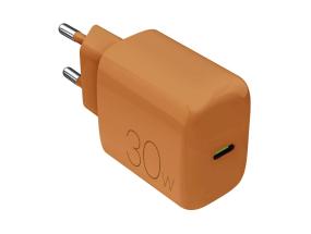 Puro DAILY 1, USB-C, 30 W, oranž - Laadija