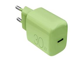 Puro DAILY 1, USB-C, 30 W, roheline - Laadija