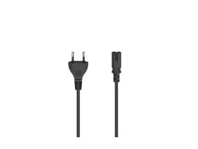 Hama power cord, 2-pin, 1,5m, must - Voolujuhe