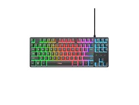 Trust GXT 833 Thado TKL, SWE, must - Klaviatuur